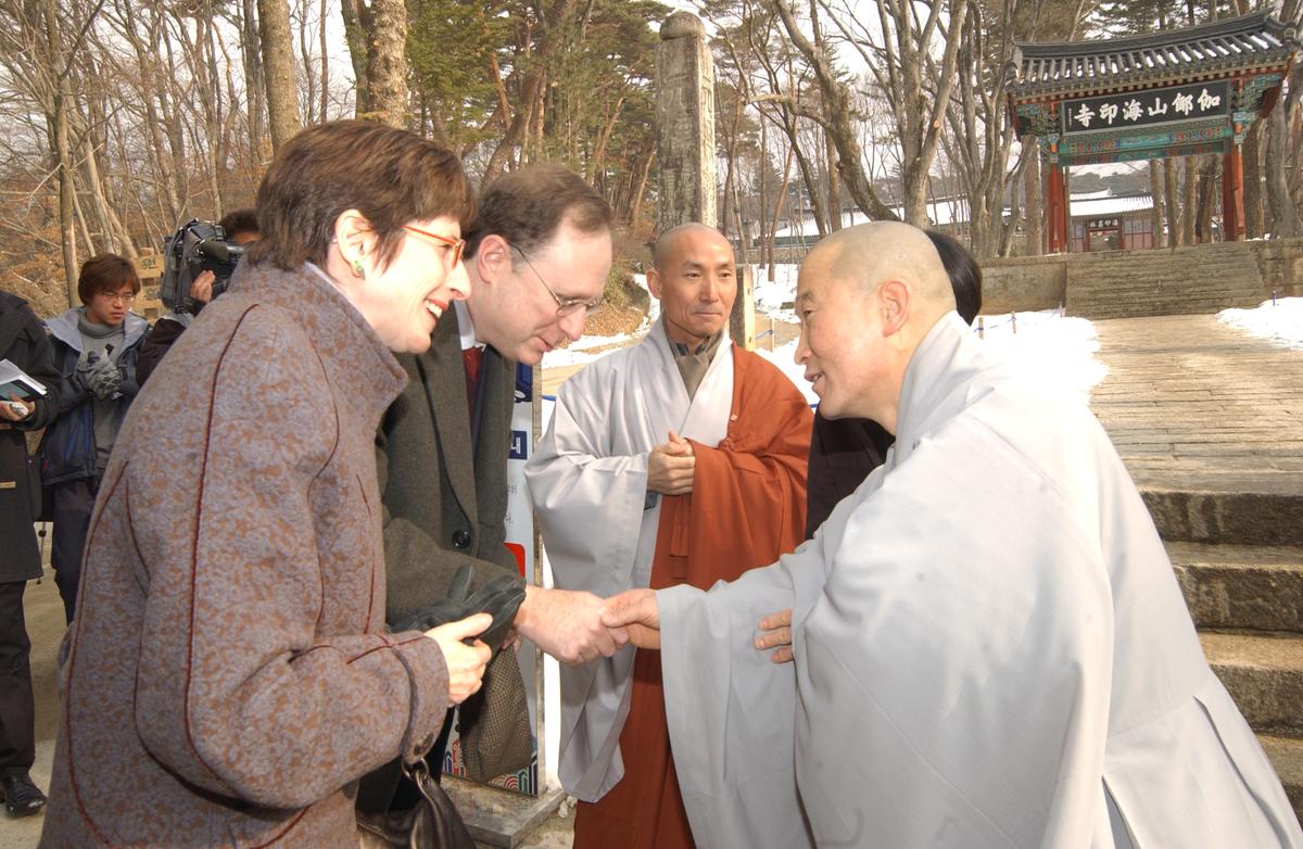 2006주미대사해인사방문