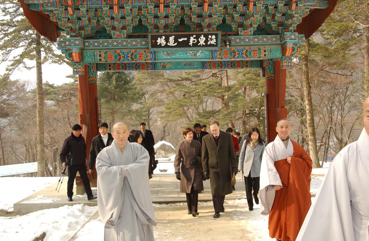 2006주미대사해인사방문