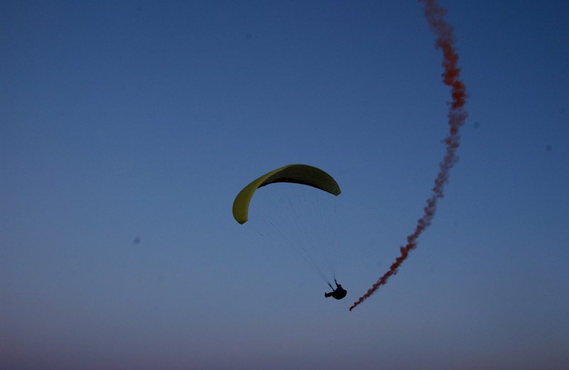 새해 신년 해맞이 패러글라이딩