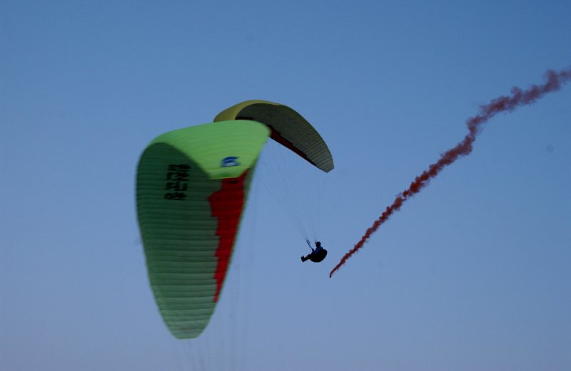 새해 신년 해맞이 패러글라이딩