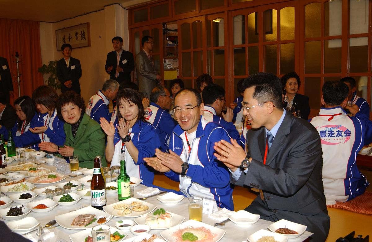 2006일본 이토요시마라톤참가선수환영만찬-2