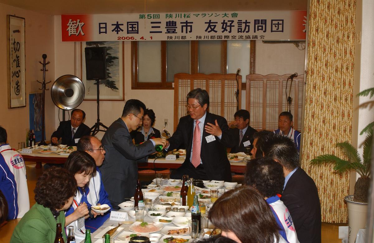 2006일본 이토요시마라톤참가선수환영만찬-3