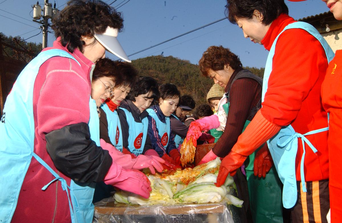 김장김치봉사