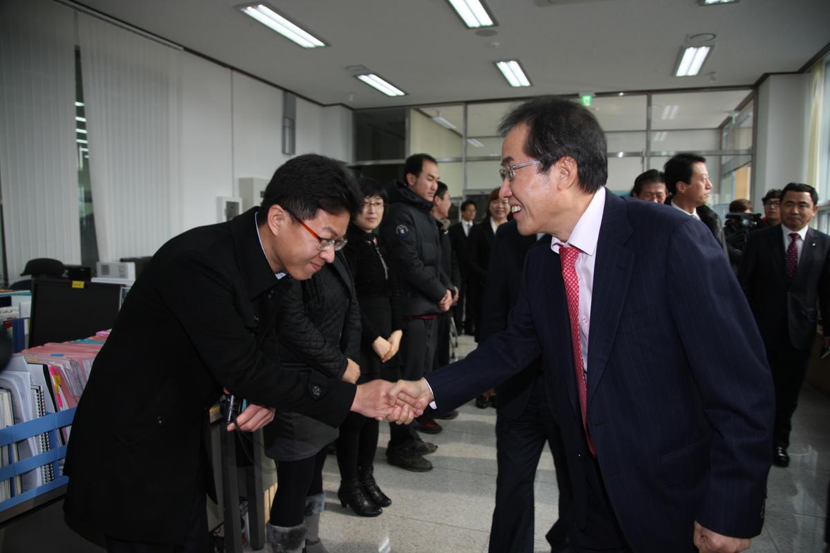 홍준표 도지사 방문