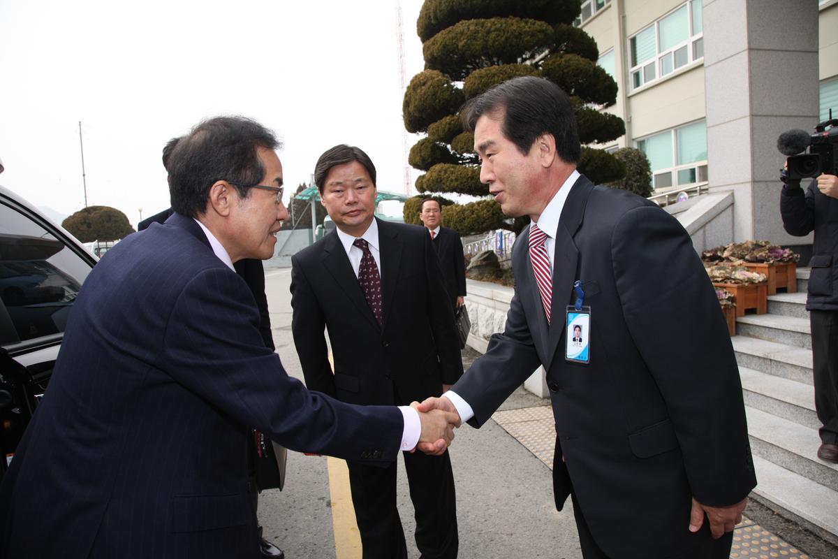 홍준표 도지사 방문