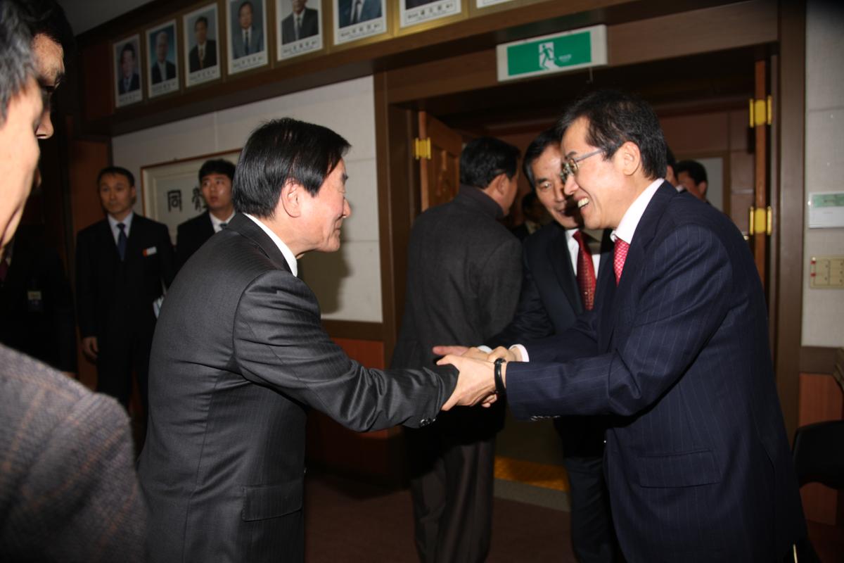 홍준표 도지사 방문