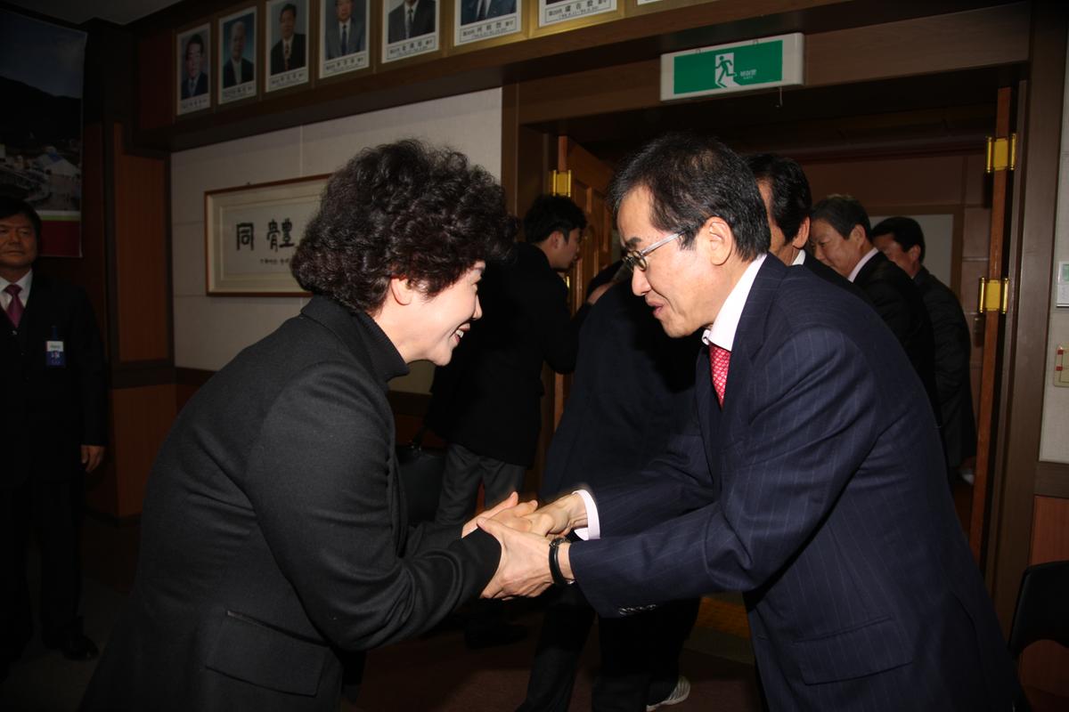 홍준표 도지사 방문