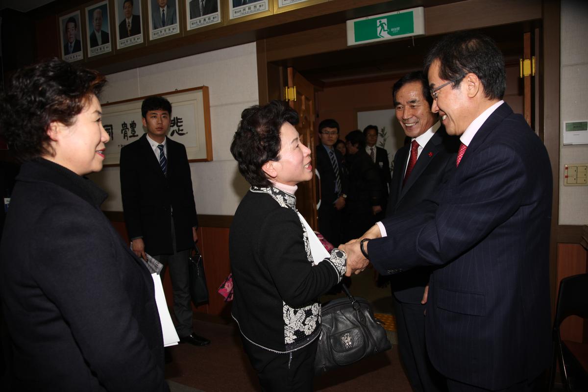 홍준표 도지사 방문