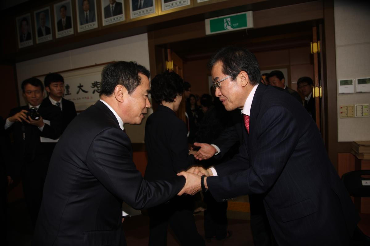 홍준표 도지사 방문