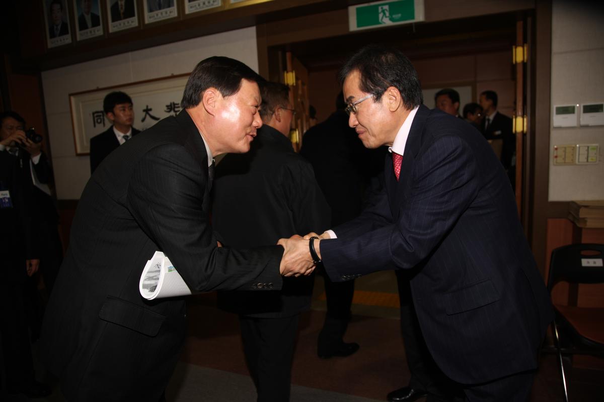 홍준표 도지사 방문