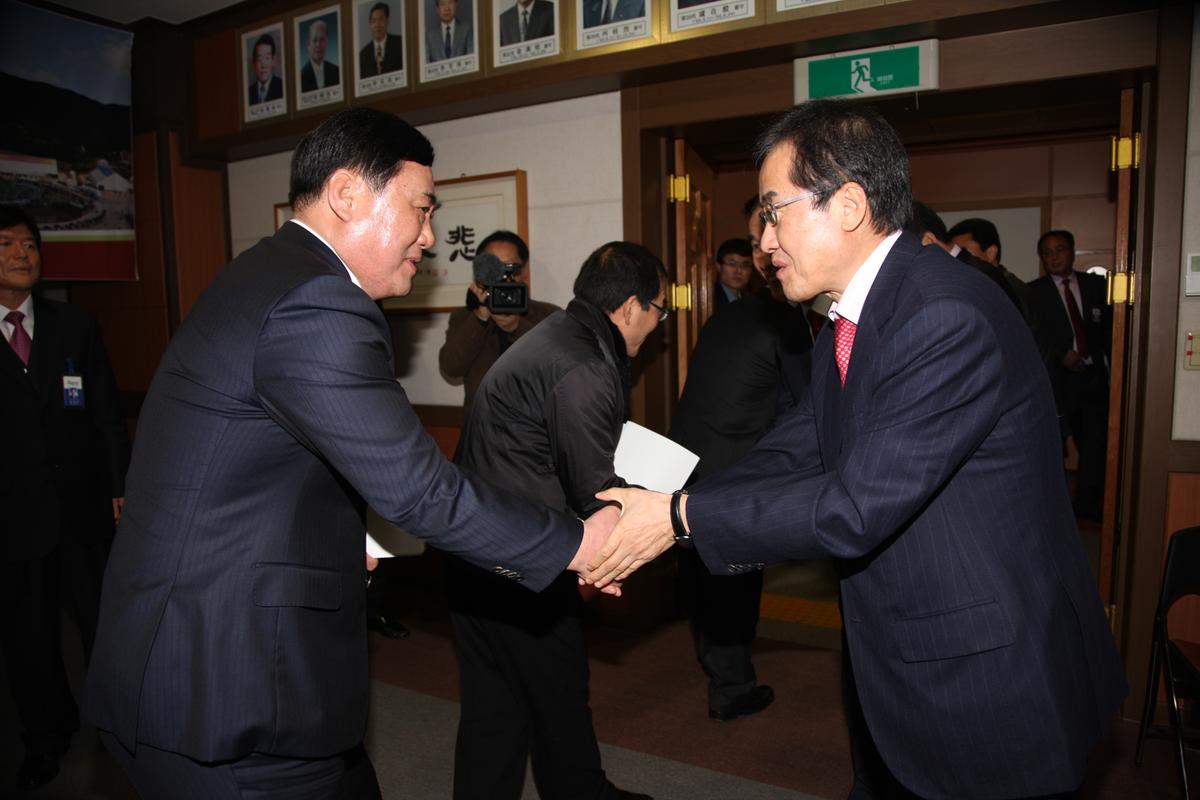 홍준표 도지사 방문