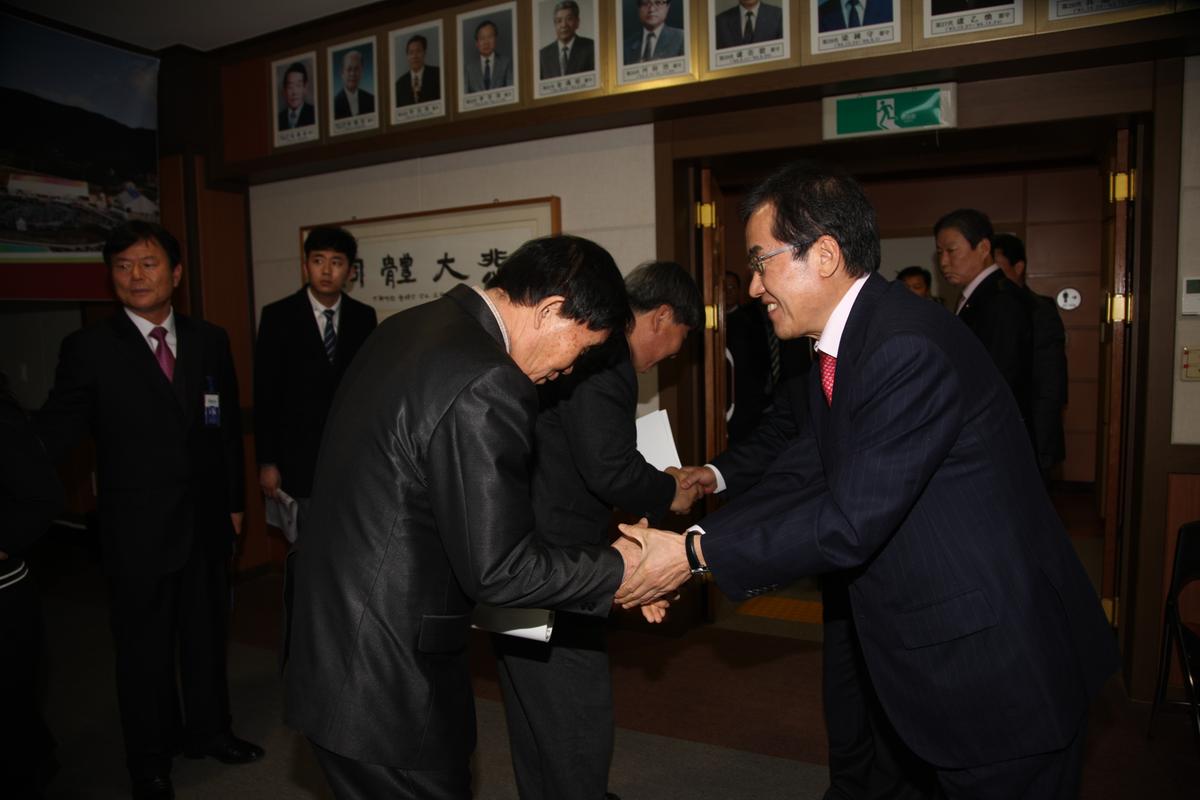 홍준표 도지사 방문