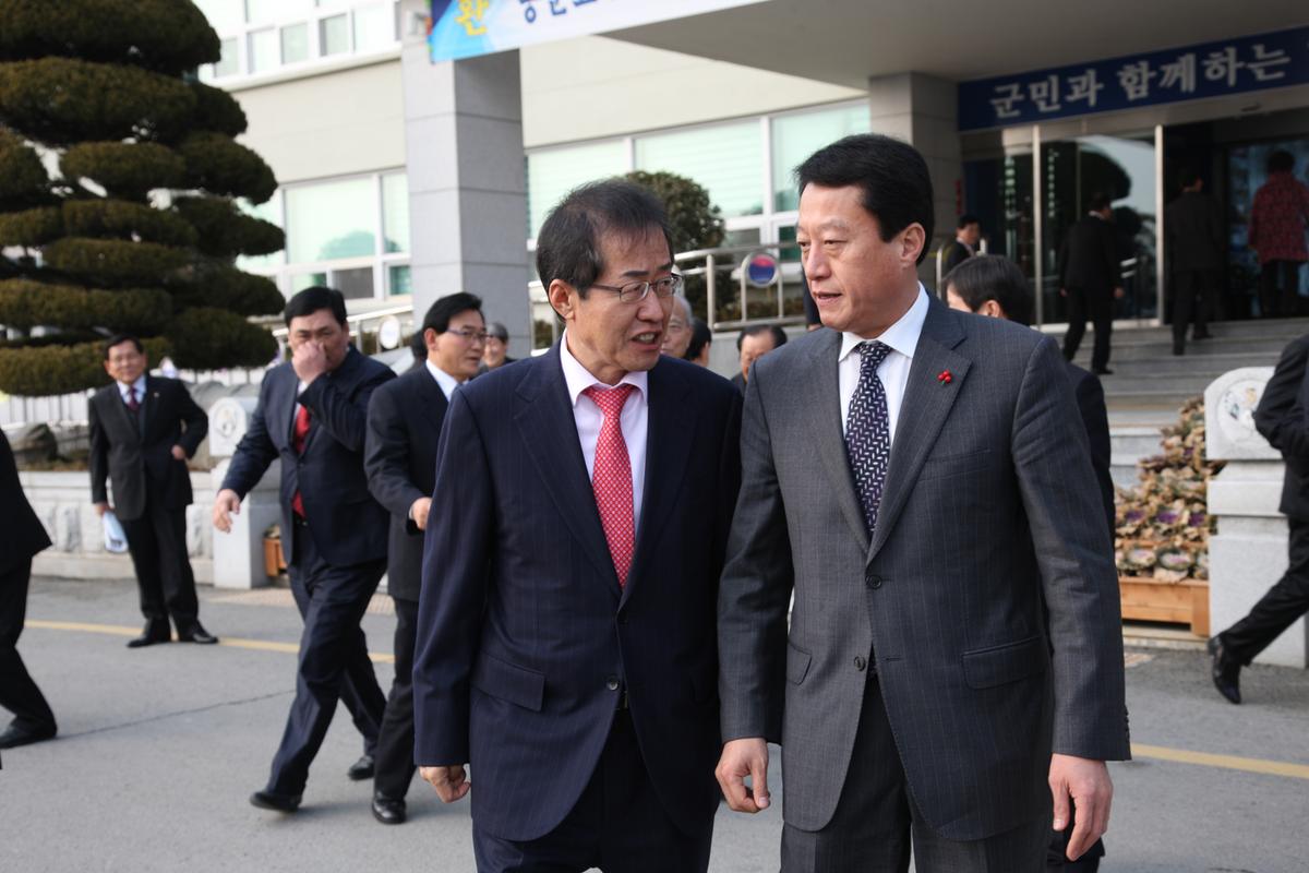 홍준표 도지사 방문