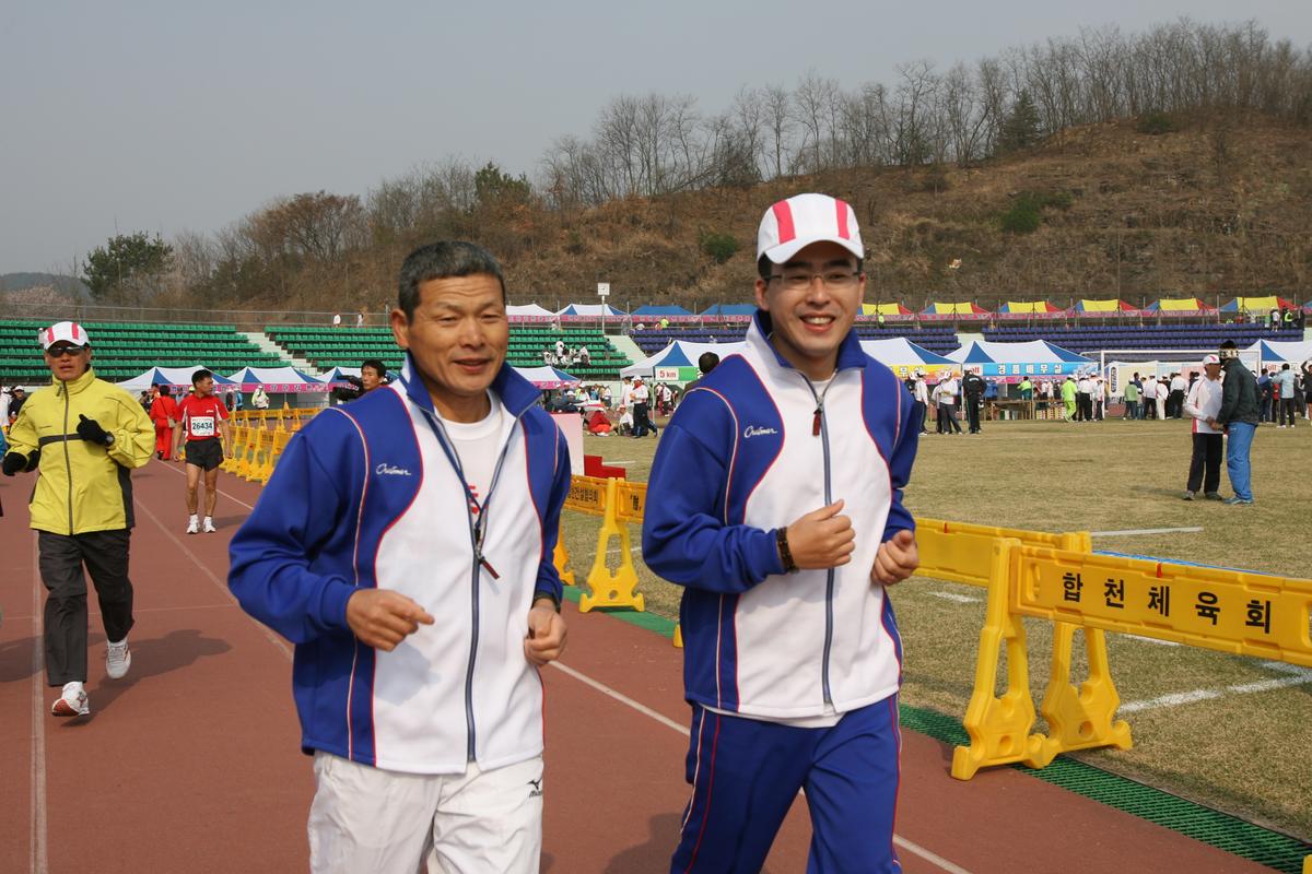 2007년 일본군미토요시 마라톤대회참관