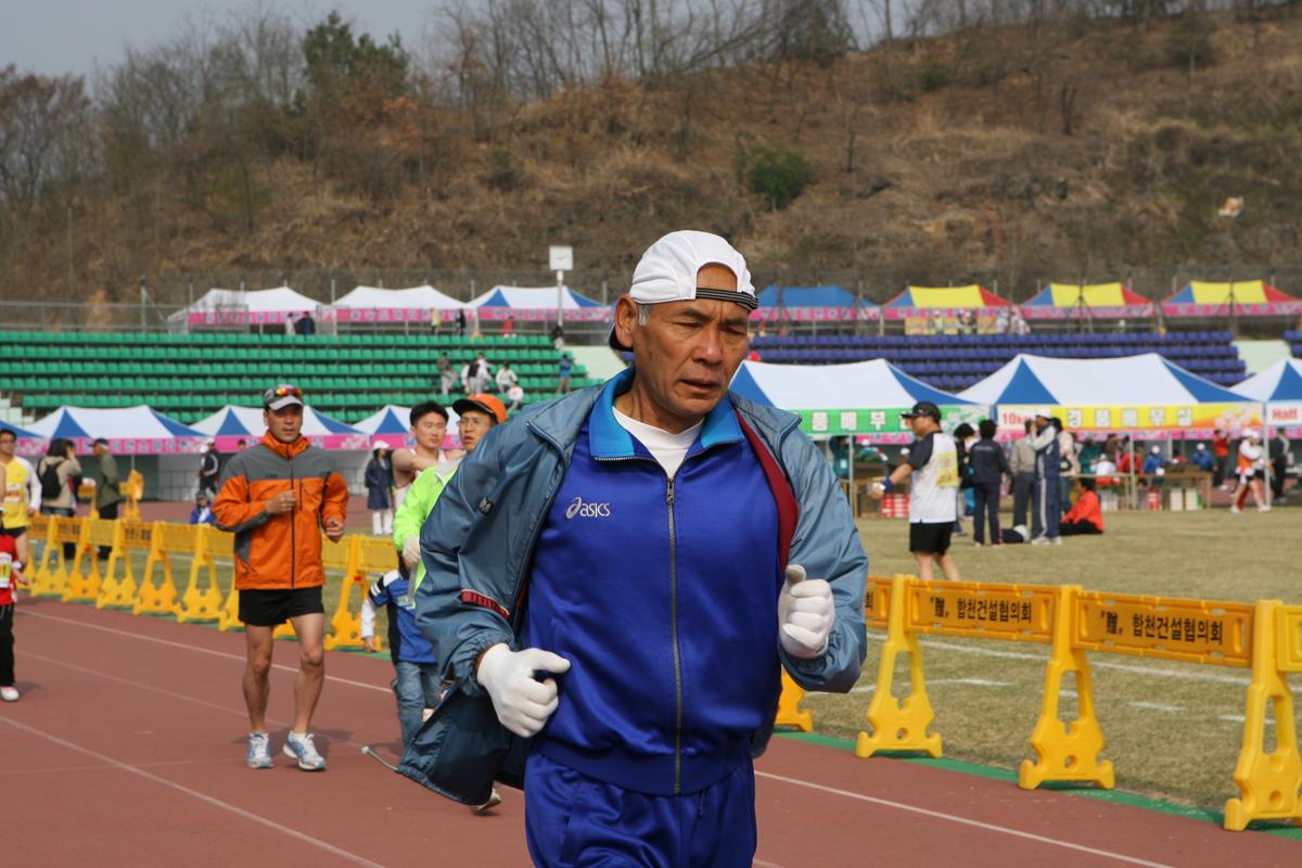 2007년 일본군미토요시 마라톤대회참관