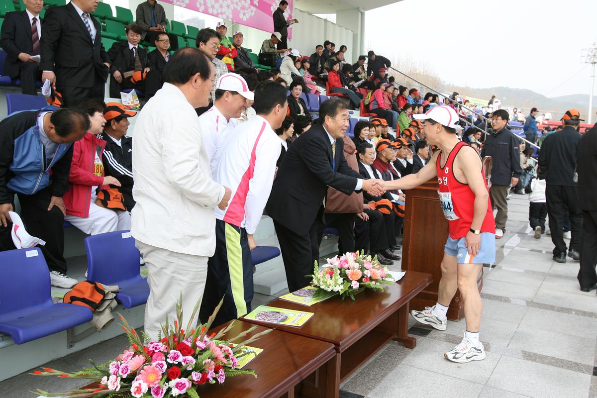 2007년 일본군미토요시 마라톤대회참관