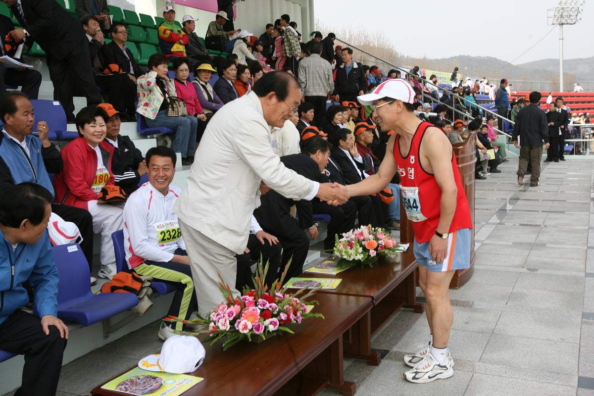 2007년 일본군미토요시 마라톤대회참관