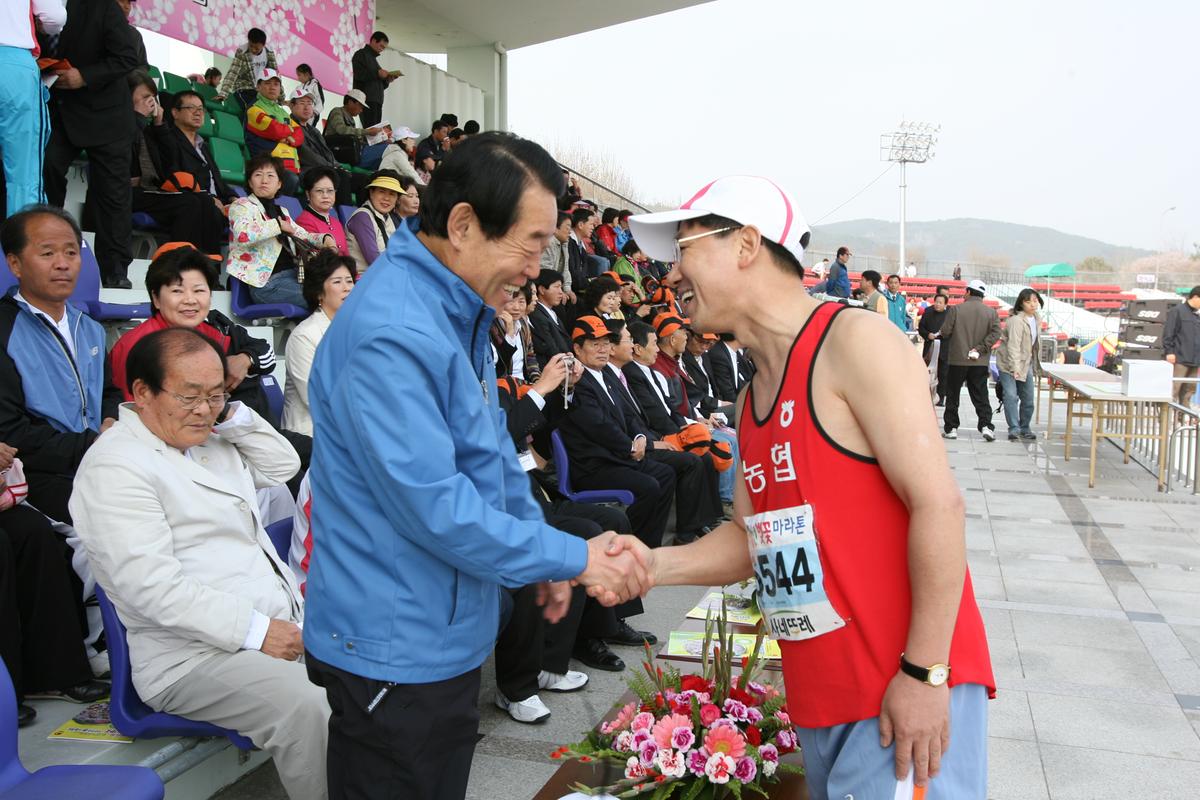 2007년 일본군미토요시 마라톤대회참관