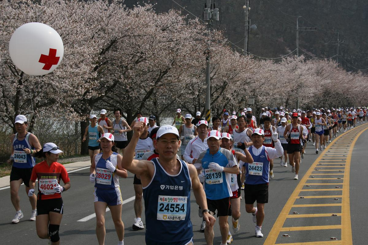 2007년 일본군미토요시 마라톤대회참관2