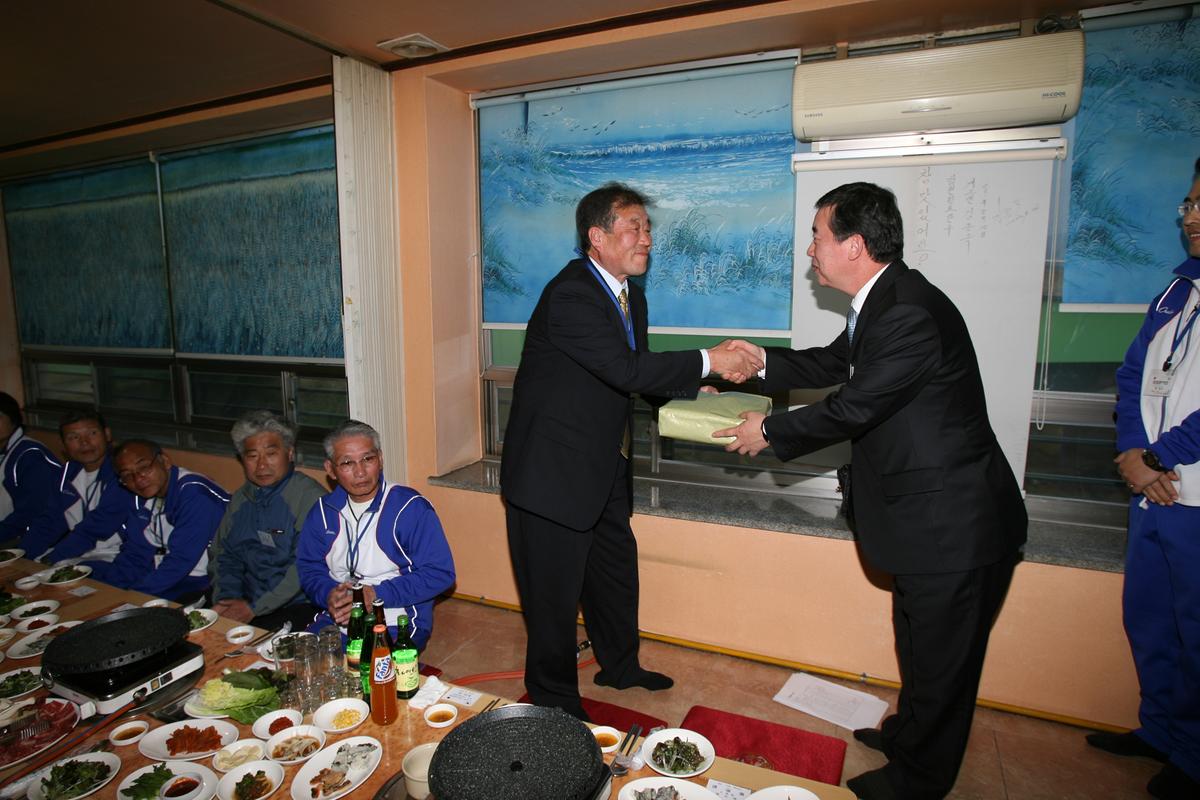 2007년일본국마라톤출전경기후 만찬