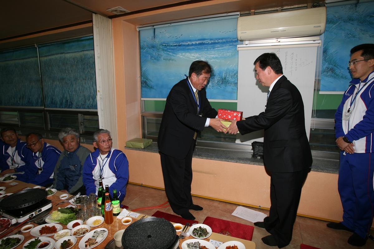 2007년일본국마라톤출전경기후 만찬