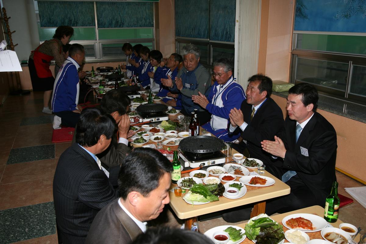 2007년일본국마라톤출전경기후 만찬