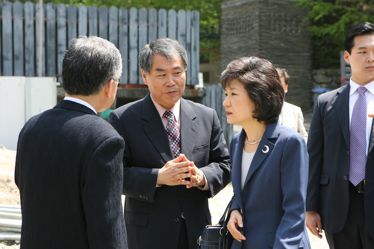 2007년 박근헤 팔만대장경 방문및 행사
