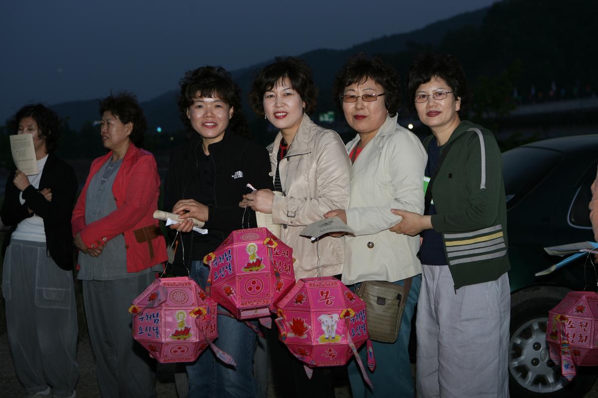 2007년 박근헤 팔만대장경 방문및 행사