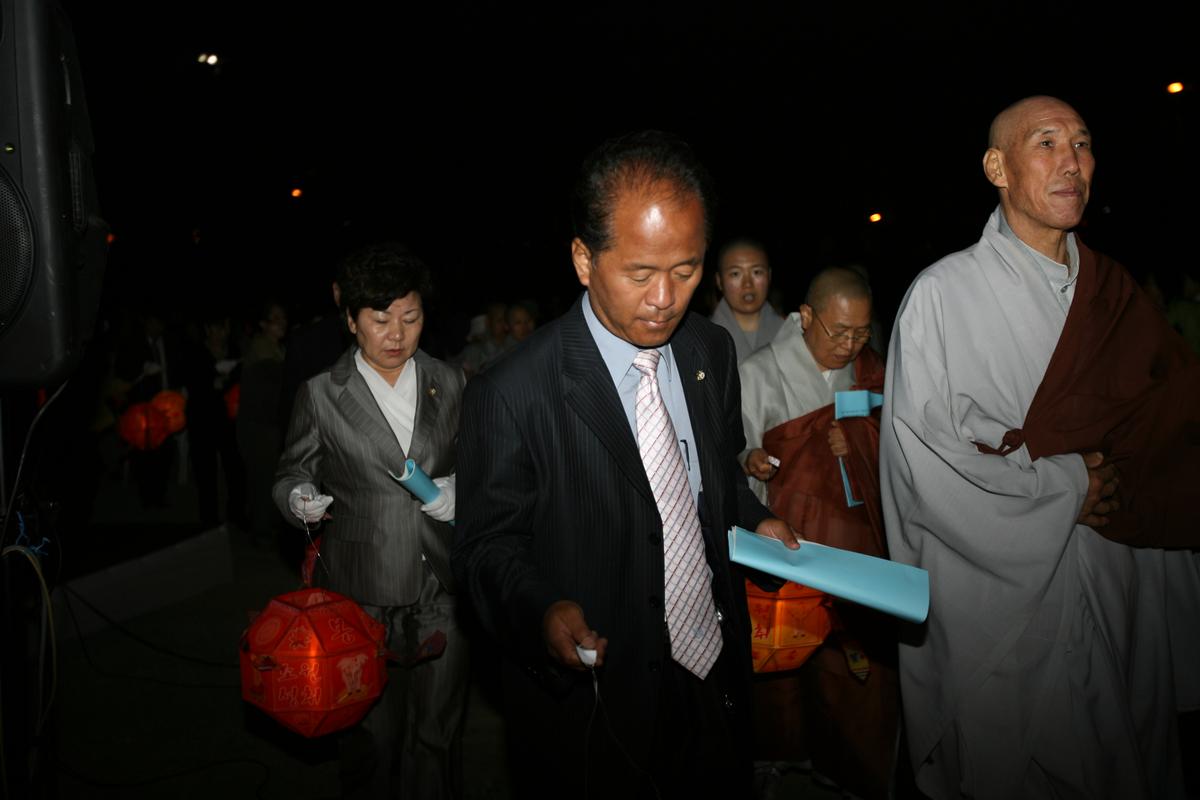 2007년 박근헤 팔만대장경 방문및 행사