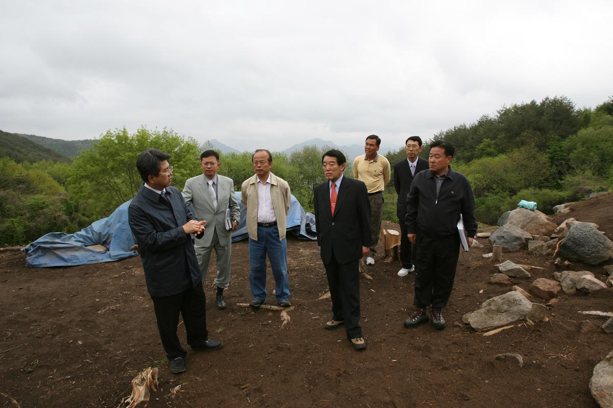 2007년 군수 유적지 방문