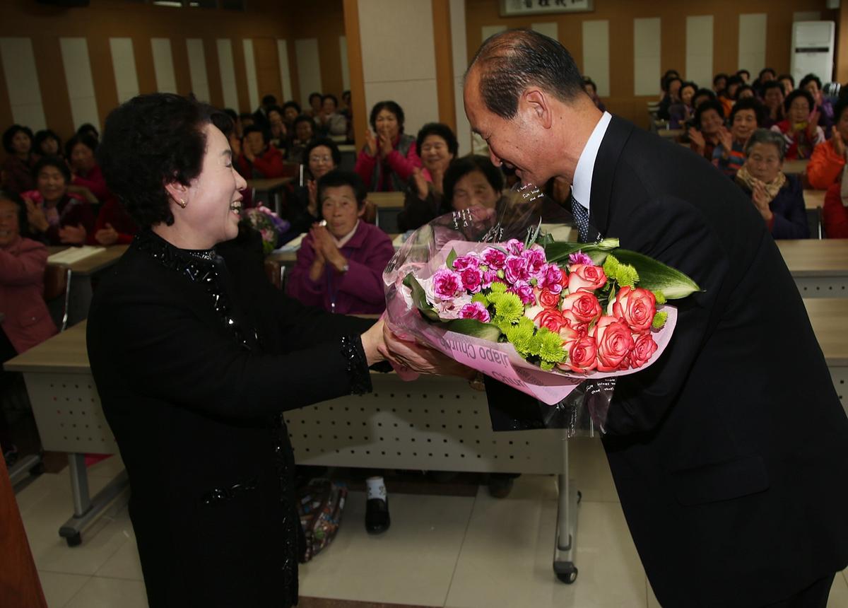 2013년 할머니 한글교실 수료식