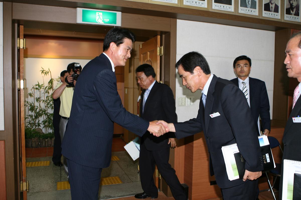 경상남도지사 합천군방문