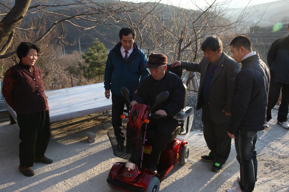 소방안전, 장애 활동보조기구 전달 및 간담회