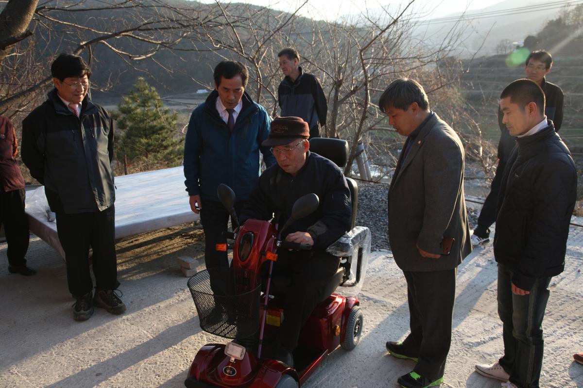 소방안전, 장애 활동보조기구 전달 및 간담회