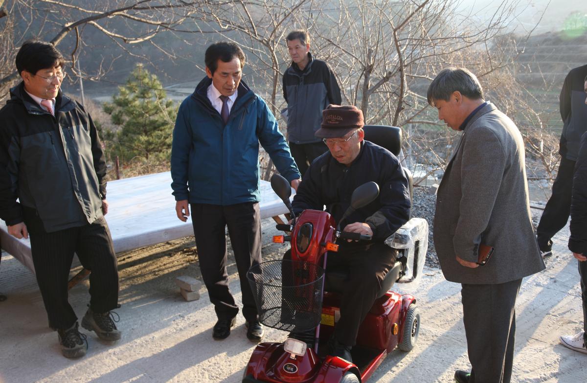 소방안전, 장애 활동보조기구 전달 및 간담회