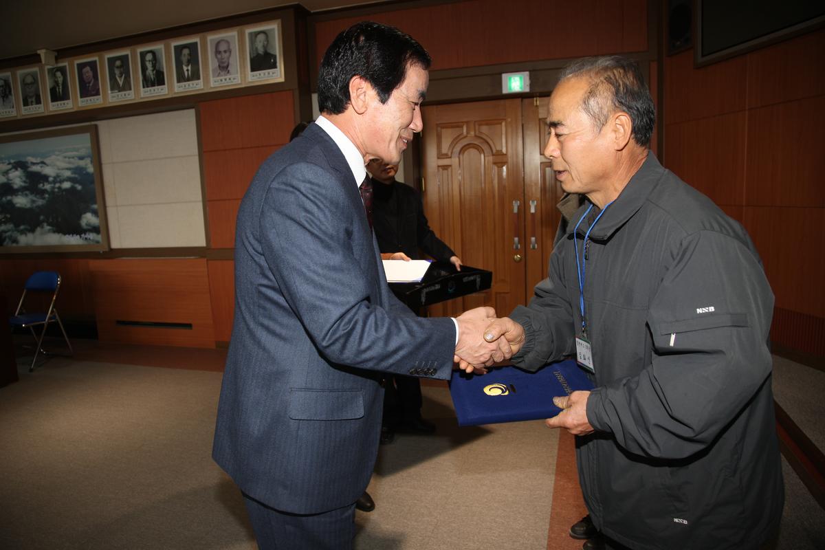 2012년 장학증서 전달식