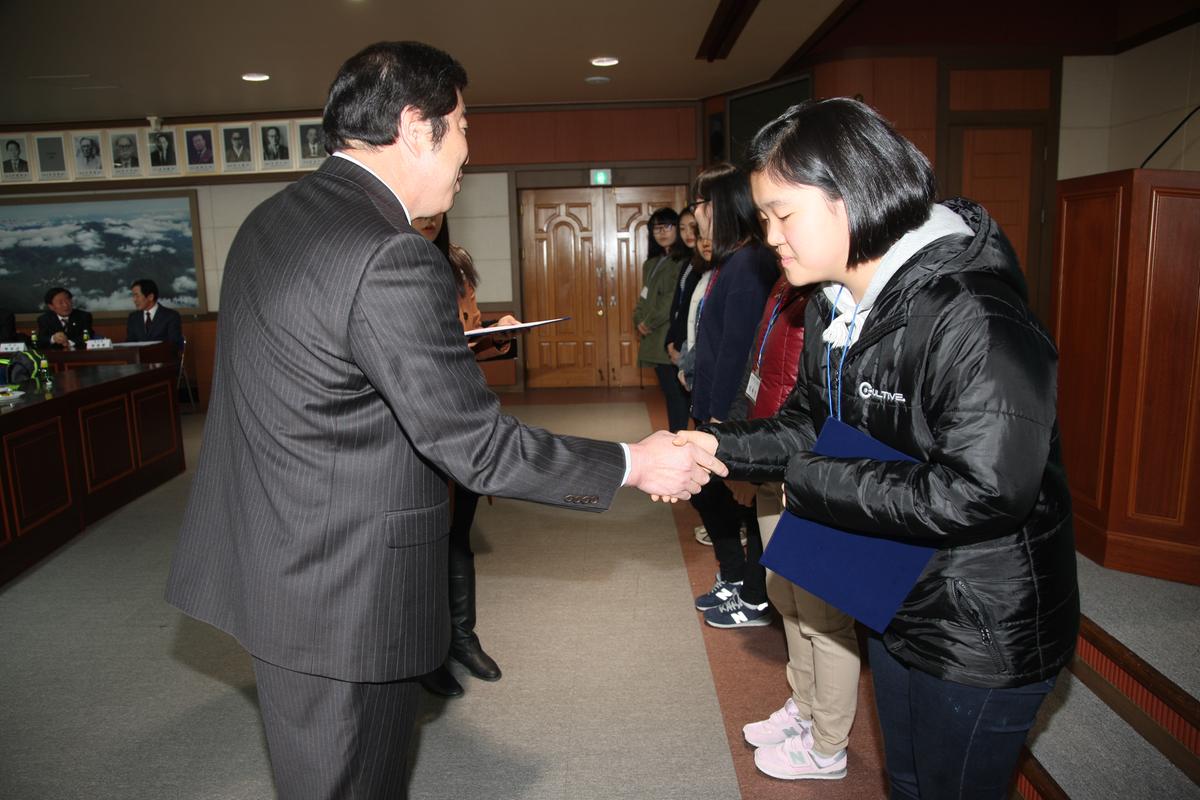 2012년 장학증서 전달식