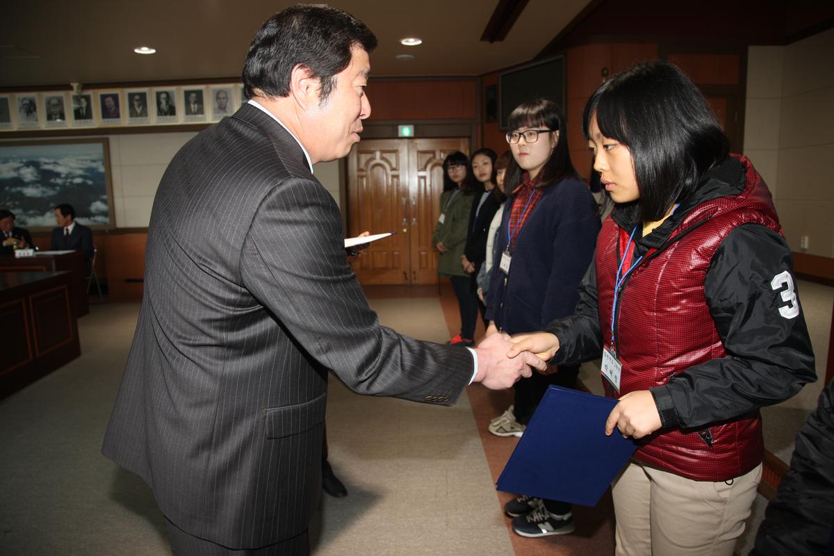 2012년 장학증서 전달식