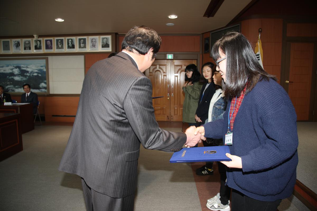 2012년 장학증서 전달식