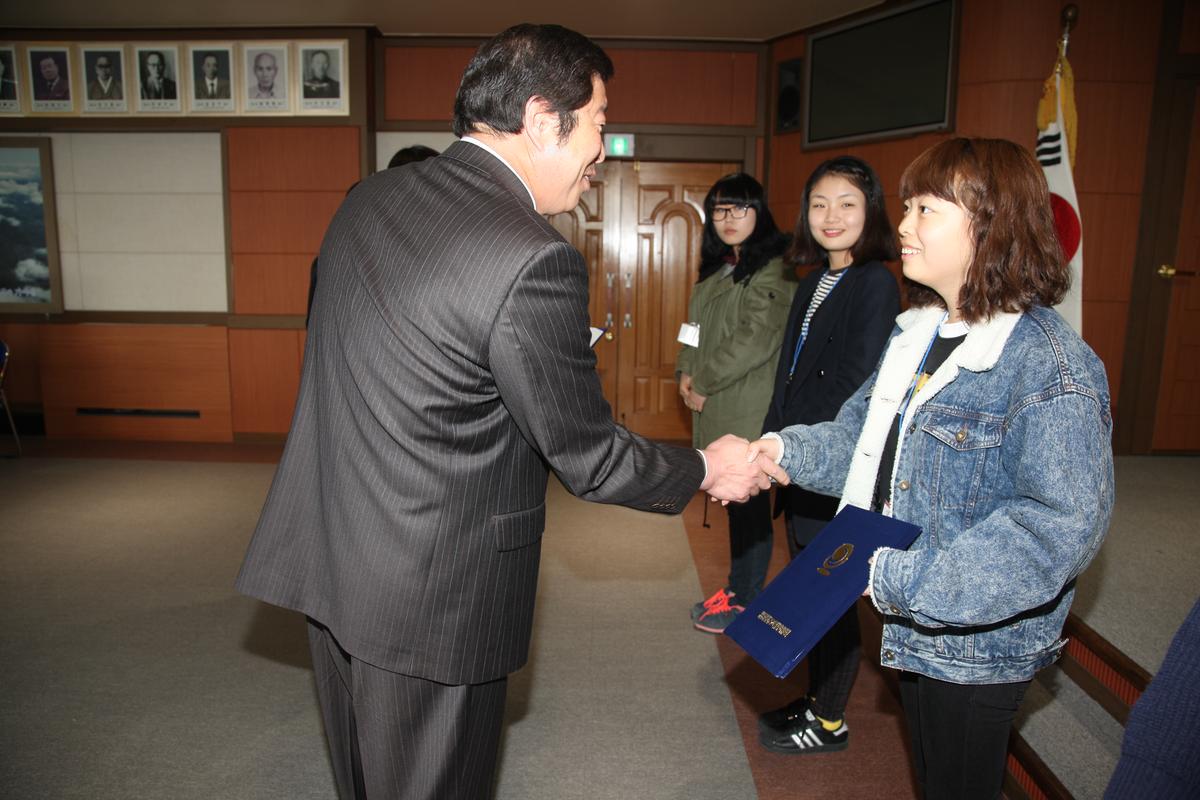 2012년 장학증서 전달식