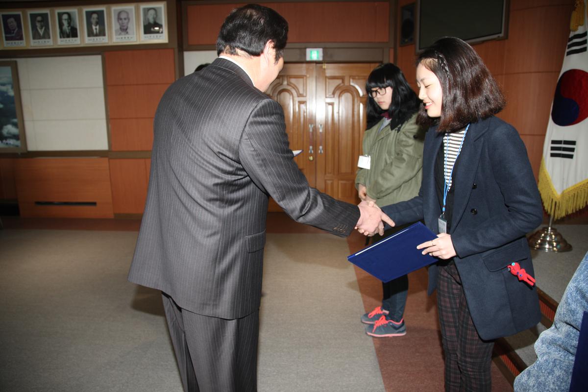 2012년 장학증서 전달식