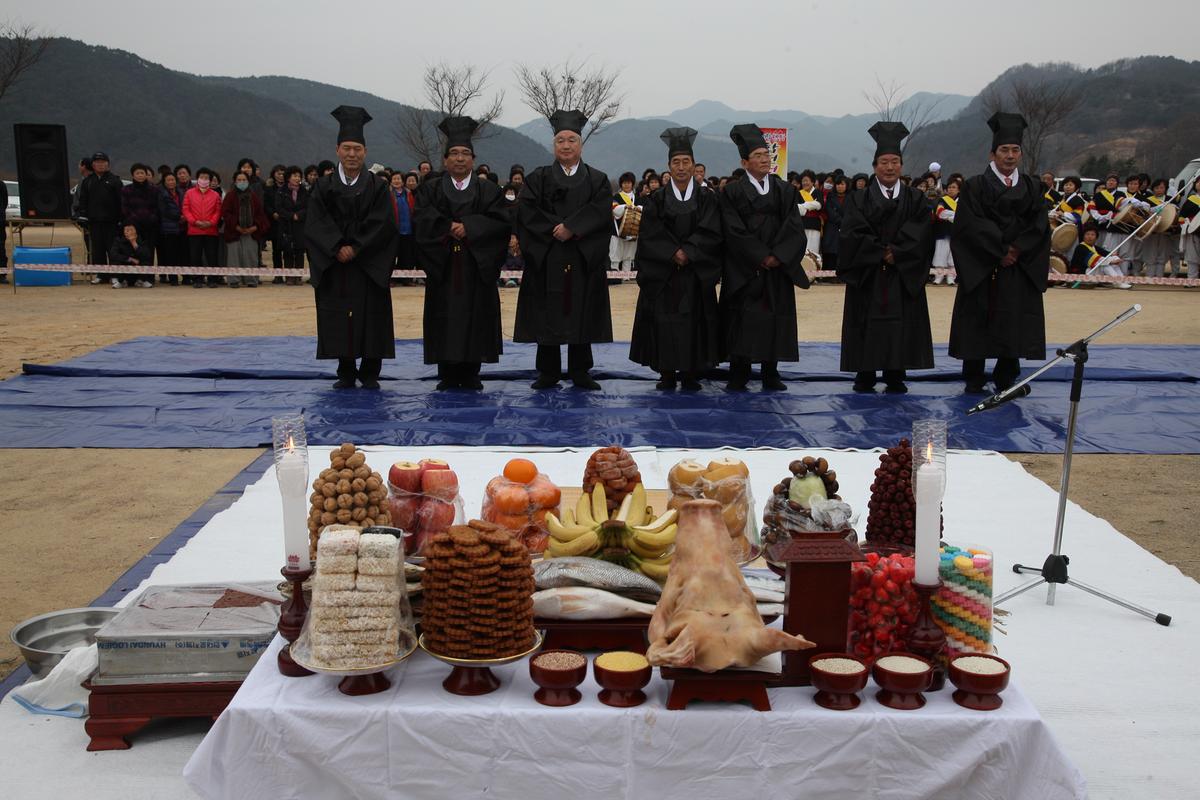 정월대보름 달집놀이