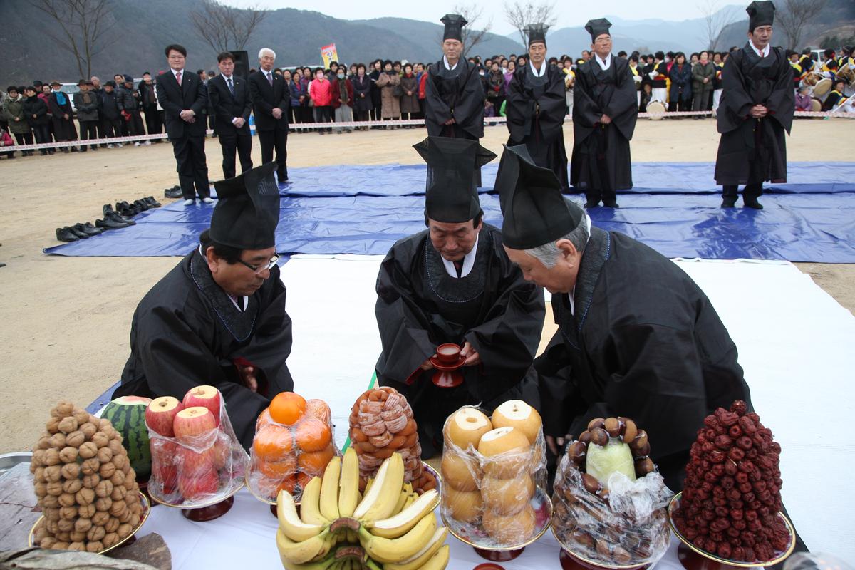 정월대보름 달집놀이