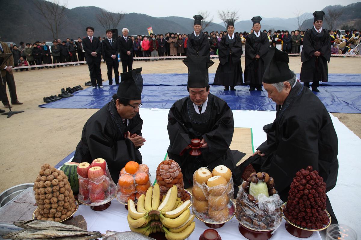 정월대보름 달집놀이