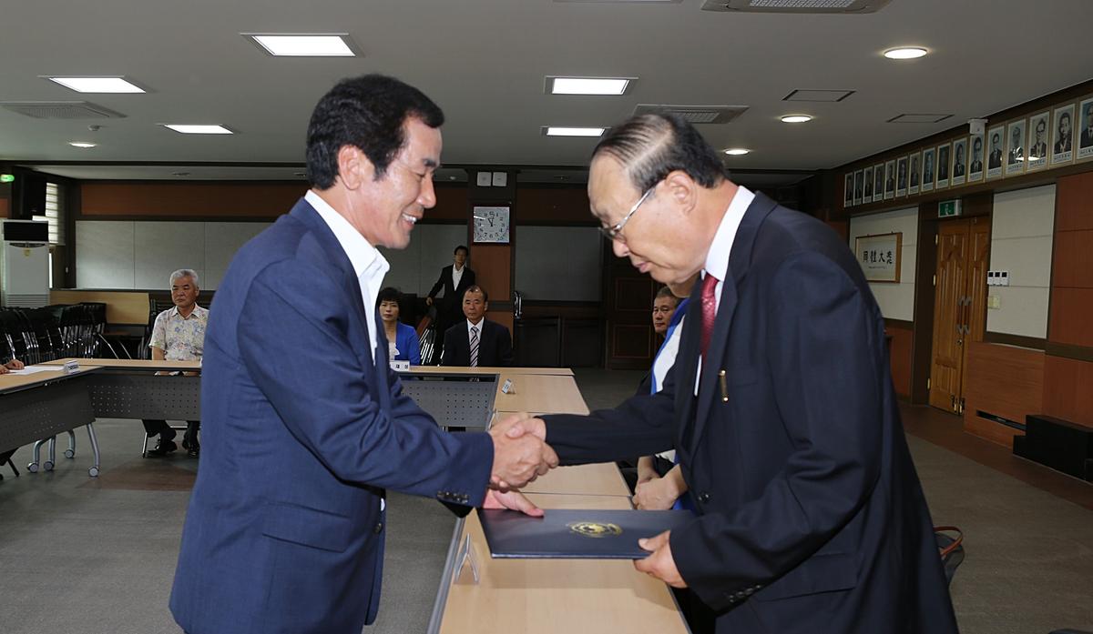 2013년 퇴임식