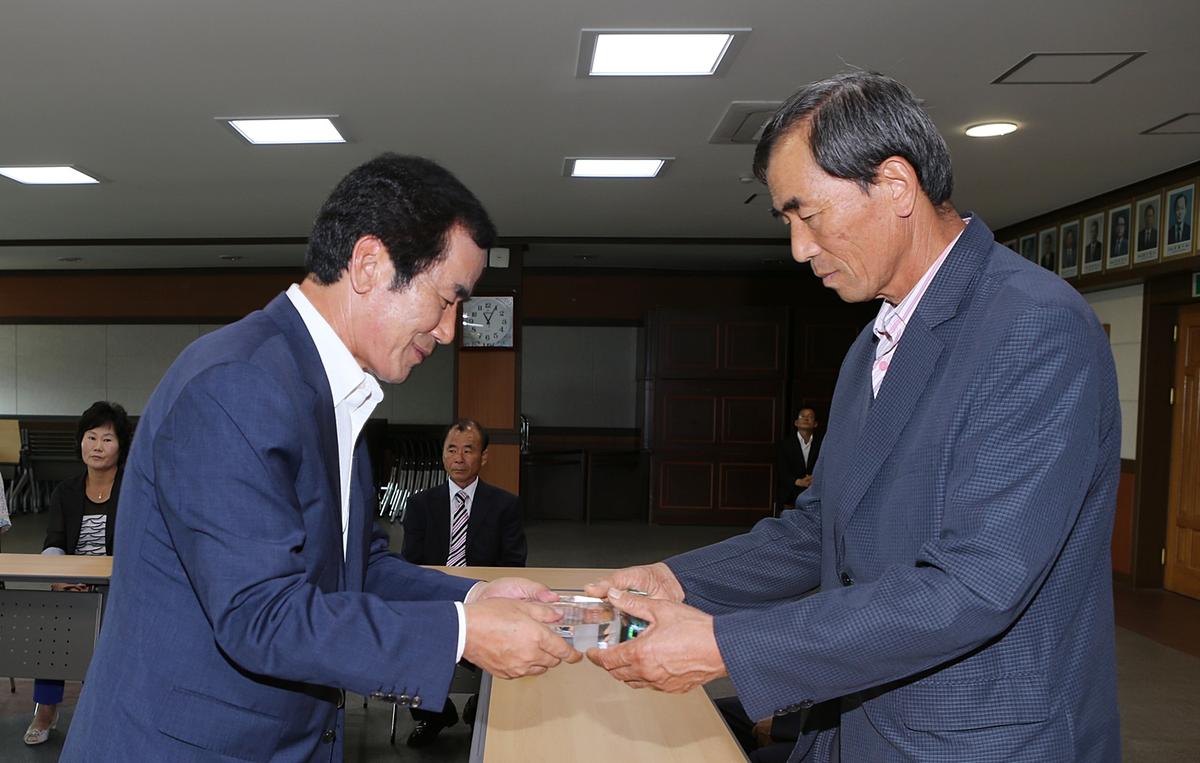 2013년 퇴임식