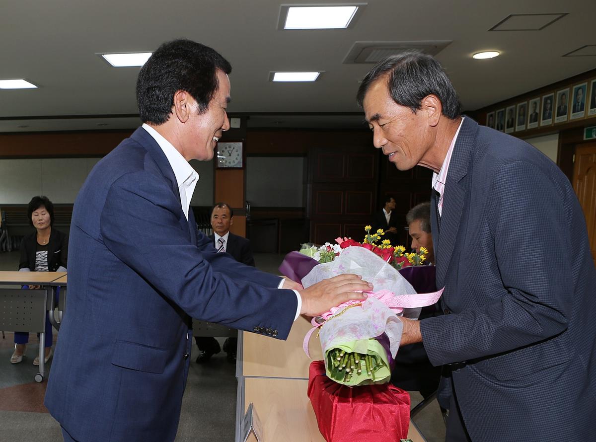 2013년 퇴임식