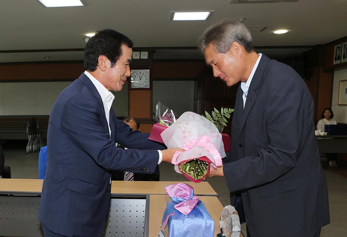 2013년 퇴임식