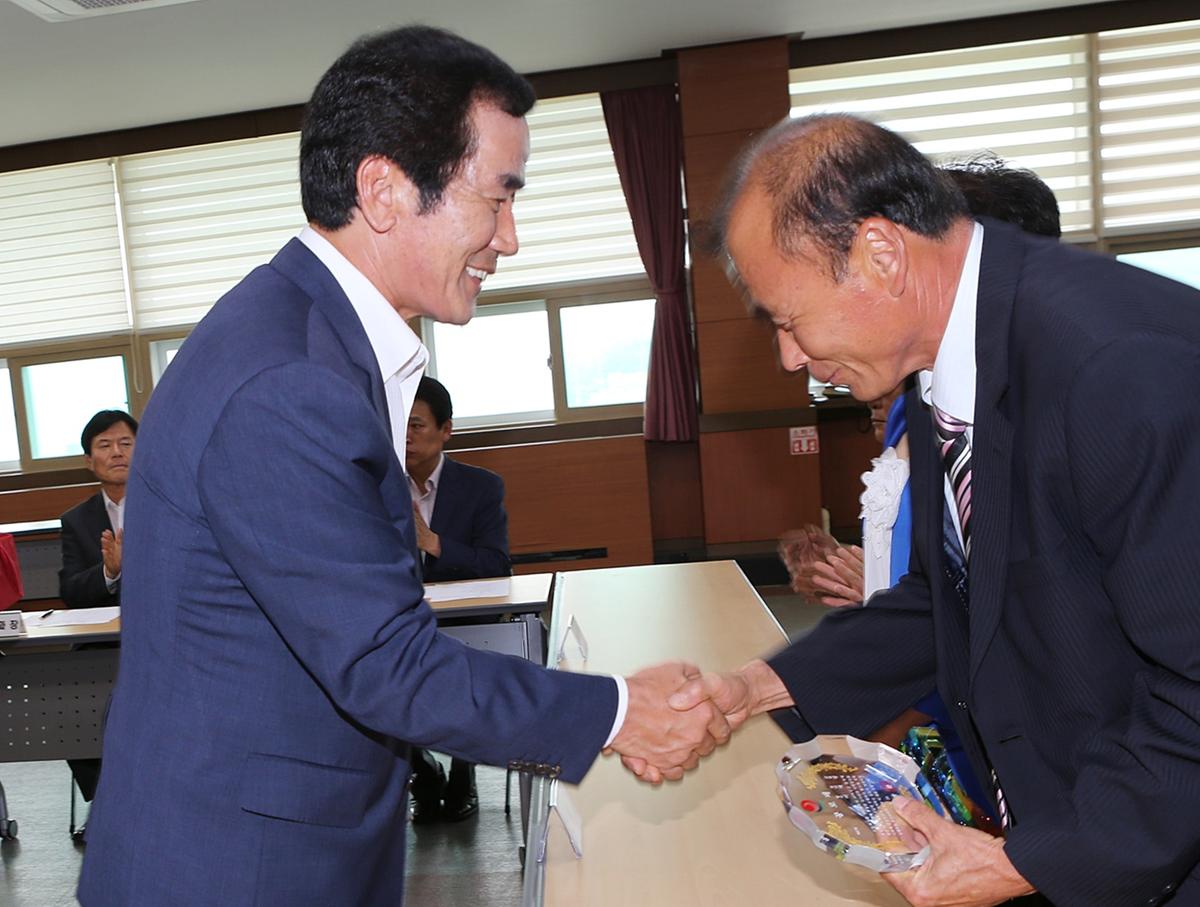 2013년 퇴임식