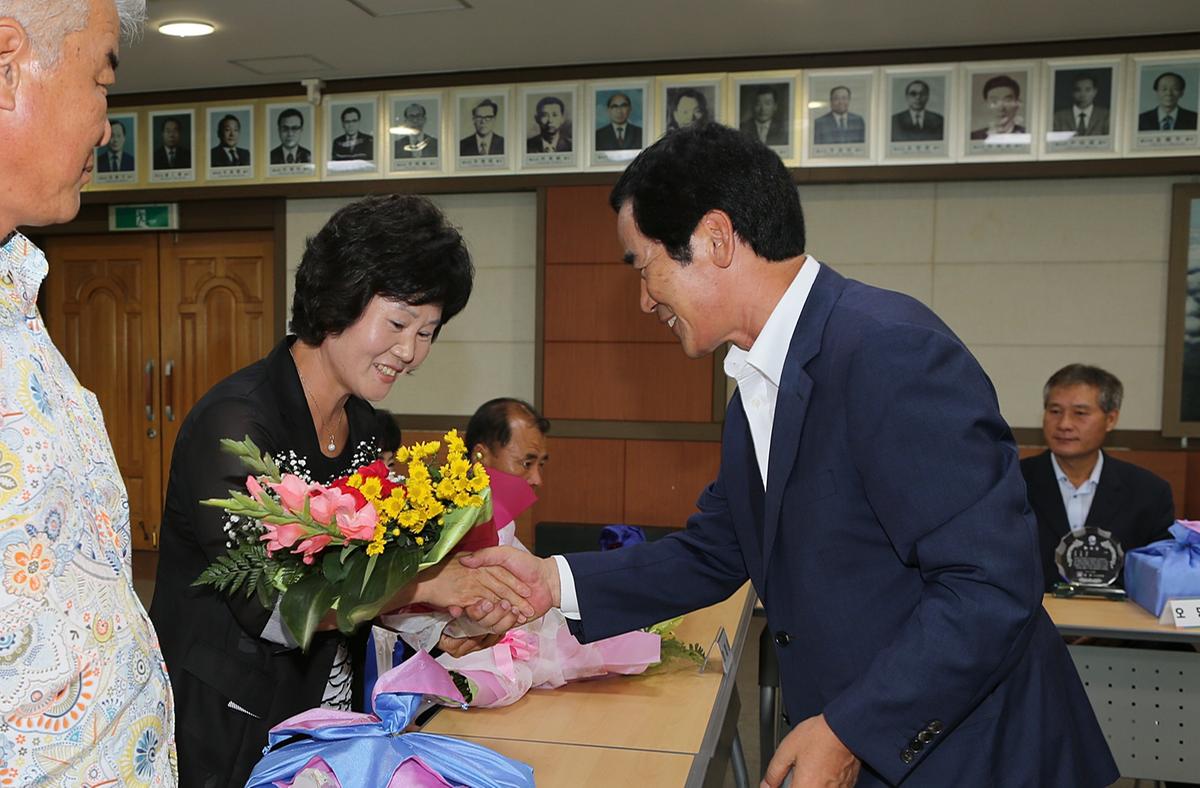 2013년 퇴임식